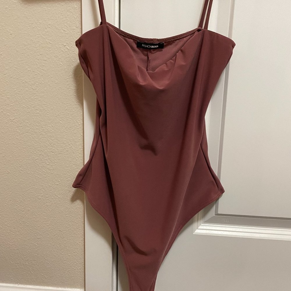 Small, blush cami, bodysuit